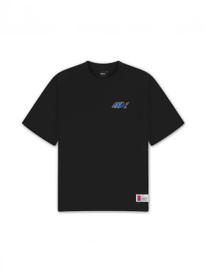 Foto van product AND1 Shirt blauw / lichtgrijs / oranje / zwart