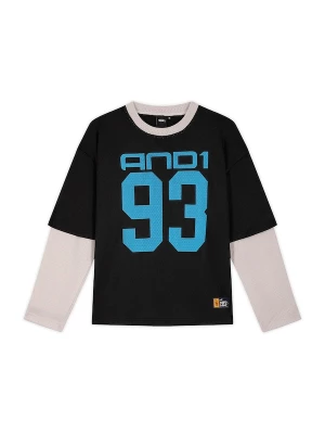 Foto van product AND1 Shirt blauw / zwart / wit