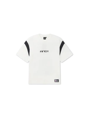 Foto van product AND1 Shirt 'Dancefloor' geel / groen / zwart / wit