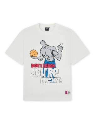 Foto van product AND1 Shirt 'Don't Laugh Trash Talk' grijs / rood / wit