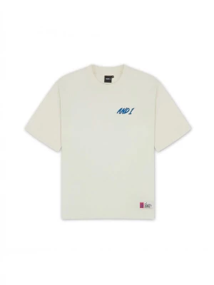 Foto van product AND1 Shirt ecru / blauw / oranje / zwart