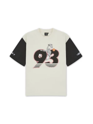Foto van product AND1 Shirt lichtbeige / rood / zwart