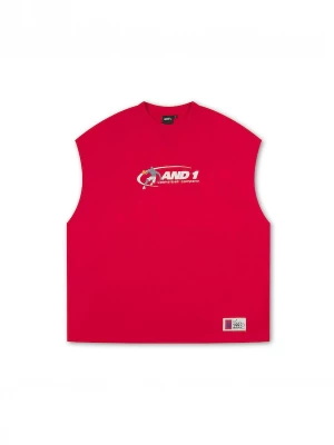 Foto van product AND1 Shirt 'Timeout' azuur / bessen / knalrood / wit