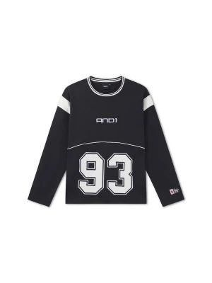Foto van product AND1 Sweatshirt '93' zwart / wit