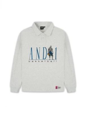 Foto van product AND1 Sweatshirt blauw / lichtgrijs / donkergrijs / zwart