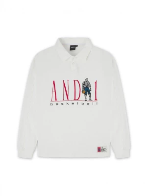 Foto van product AND1 Sweatshirt navy / grijs / rood / wit