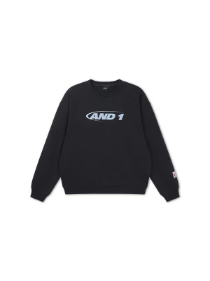 Foto van product AND1 Sweatshirt 'Shot Caller' smoky blue / kreeft / zwart / wit