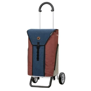 Foto van product Andersen Shopper Trolley 'Plus Oli.P 2.0' blauw / bruin