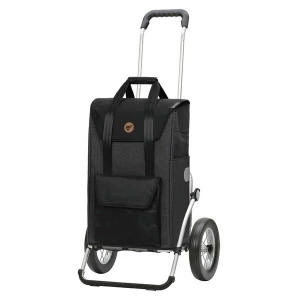 Foto van product Andersen Shopper Trolley 'Royal' grijs gemêleerd / zwart
