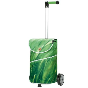 Foto van product Andersen Shopper Trolley 'Unus' bruin / groen / wit
