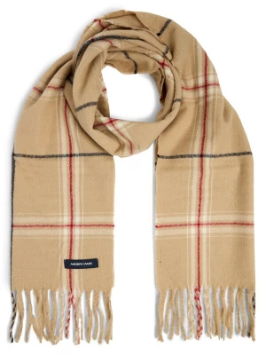 Foto van product Andrew James Sjaal beige / rood / zwart / wit