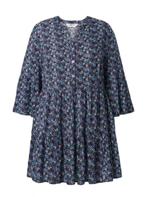 Foto van product Angel of Style Blouse beige / blauw / lila / zwart