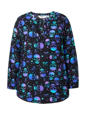 Foto van product Angel of Style Blouse blauw / cyaan blauw / zwart