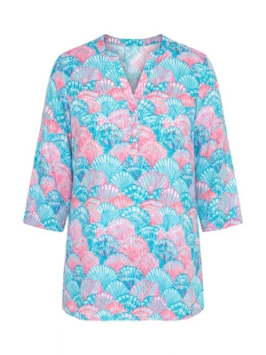 Foto van product Angel of Style Blouse blauw / lichtblauw / lichtroze