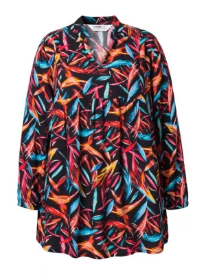Foto van product Angel of Style Blouse blauw / oranje / zwart