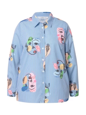 Foto van product Angel of Style Blouse blauw / turquoise / grasgroen / oudroze