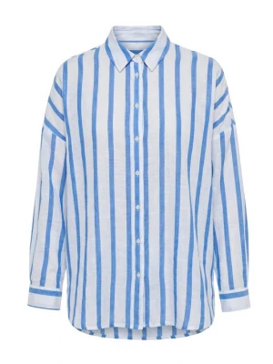 Foto van product Angel of Style Blouse blauw / wit