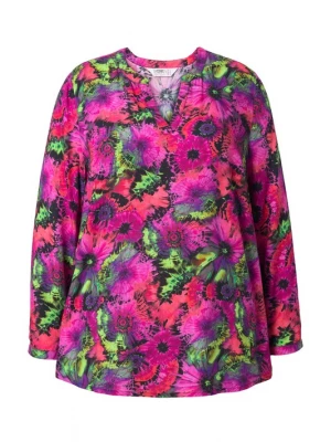 Foto van product Angel of Style Blouse groen / bessen / pitaja roze