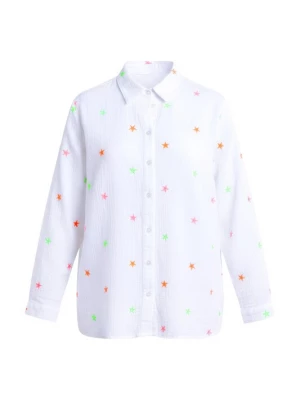 Foto van product Angel of Style Blouse groen / oranje / lichtroze / wit