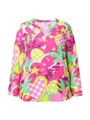 Foto van product Angel of Style Blouse limoen / grasgroen / donkerlila / pink