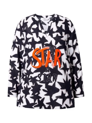 Foto van product Angel of Style Blouse oranje / zwart / wit