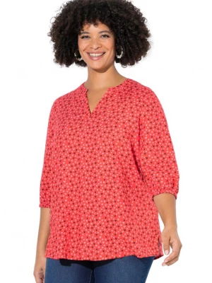 Foto van product Angel of Style Blouse oranjerood / zwart / wit