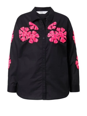 Foto van product Angel of Style Blouse vuurrood / zwart