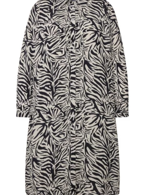 Foto van product Angel of Style Blouse vuurrood / zwart / offwhite