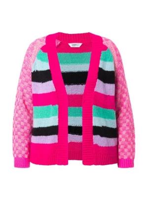 Foto van product Angel of Style Gebreid vest blauw / groen / lila / pink / zwart