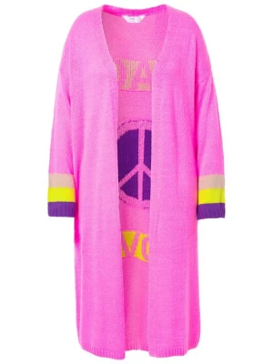 Foto van product Angel of Style Gebreid vest gemengde kleuren / neonroze