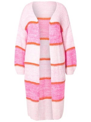 Foto van product Angel of Style Gebreid vest oranje / lichtroze / offwhite