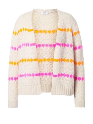 Foto van product Angel of Style Gebreid vest oranje / neonroze / offwhite