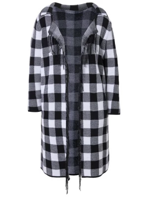 Foto van product Angel of Style Gebreid vest zwart / wit