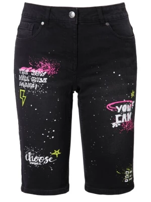 Foto van product Angel of Style Jeans geel / neonroze / zwart / wit