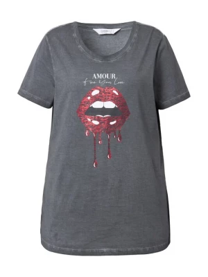 Foto van product Angel of Style Shirt antraciet / donkerrood / wit