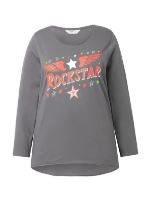 Foto van product Angel of Style Shirt antraciet / groen / zalm roze / wit