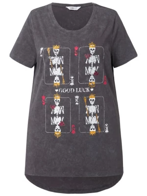 Foto van product Angel of Style Shirt antraciet / rood / wit