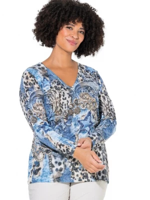 Foto van product Angel of Style Shirt beige / blauw / zwart