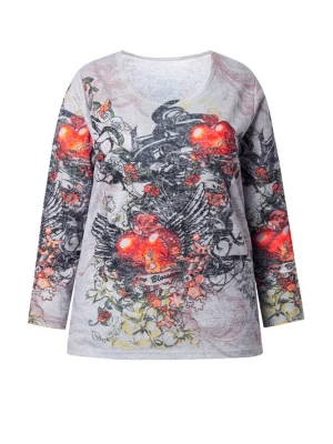 Foto van product Angel of Style Shirt geel / grijs / spar / rood