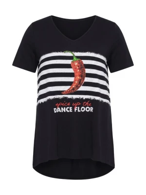Foto van product Angel of Style Shirt grasgroen / vuurrood / zwart / wit