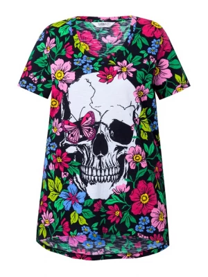 Foto van product Angel of Style Shirt groen / rosa / zwart / wit