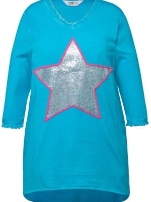 Foto van product Angel of Style Shirt hemelsblauw / pink / zilver