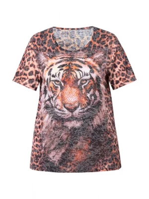 Foto van product Angel of Style Shirt lichtbruin / oranje / zwart