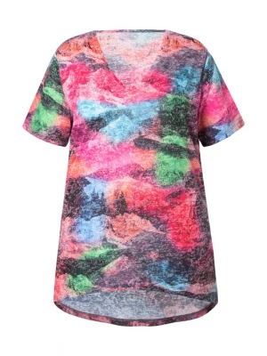 Foto van product Angel of Style Shirt lichtgrijs / lichtgroen / koraal / wijnrood