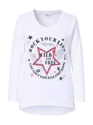 Foto van product Angel of Style Shirt lichtgrijs / rood / zwart / wit