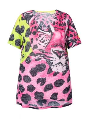 Foto van product Angel of Style Shirt limoen / pink / zwart