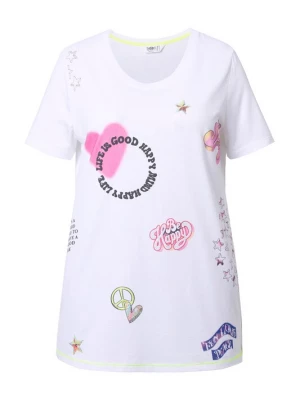 Foto van product Angel of Style Shirt navy / olijfgroen / rosa / wit