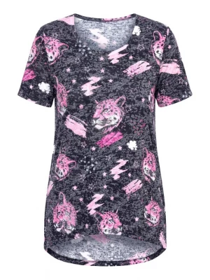 Foto van product Angel of Style Shirt rosa / zwart