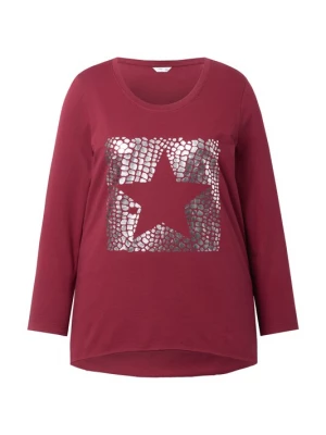 Foto van product Angel of Style Shirt wijnrood / zilver