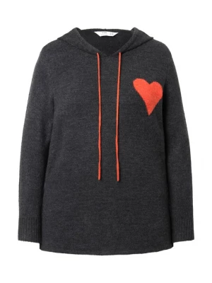 Foto van product Angel of Style Trui antraciet / vuurrood